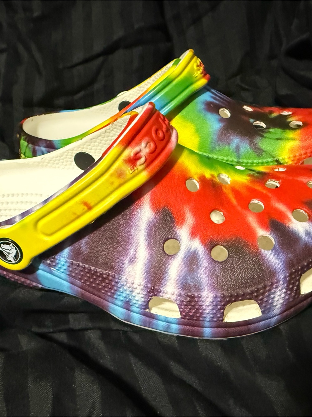 Crocs Classic Tie Dye Clogs Rainbow Multicolor